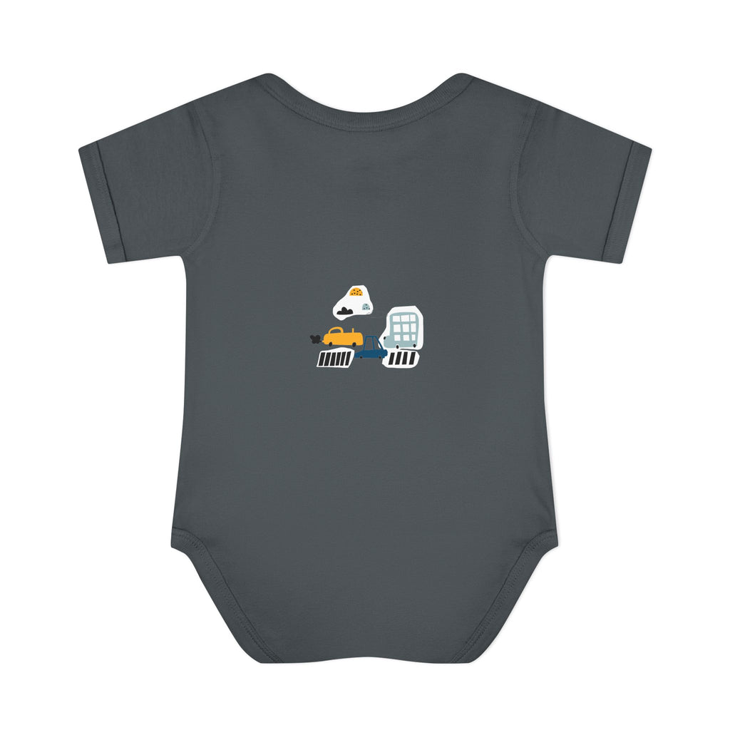 Cute Infant Baby Bodysuit with Adorable Construction Vehicles Dip into Fun, Gift for New Parents, Baby Shower Gift, Everyday Wear, [...]