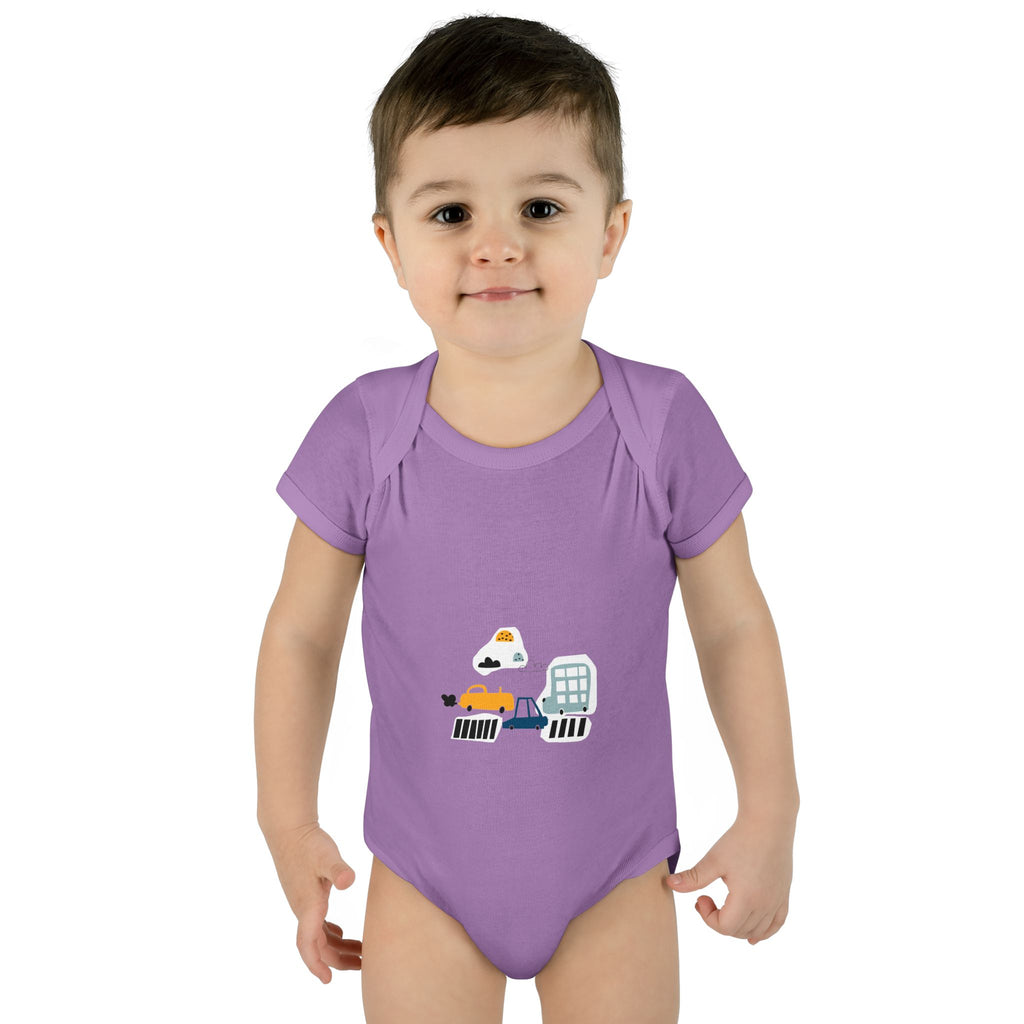 Cute Infant Baby Bodysuit with Adorable Construction Vehicles Dip into Fun, Gift for New Parents, Baby Shower Gift, Everyday Wear, [...]
