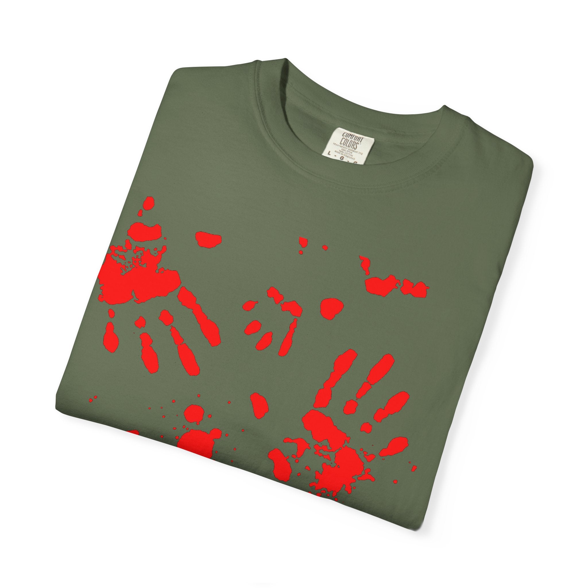 Handprint Art Unisex T-shirt - Unique Grunge Tee, Casual Wear, Gift for Artsy Friends, Home Decor Style, Statement Fashion