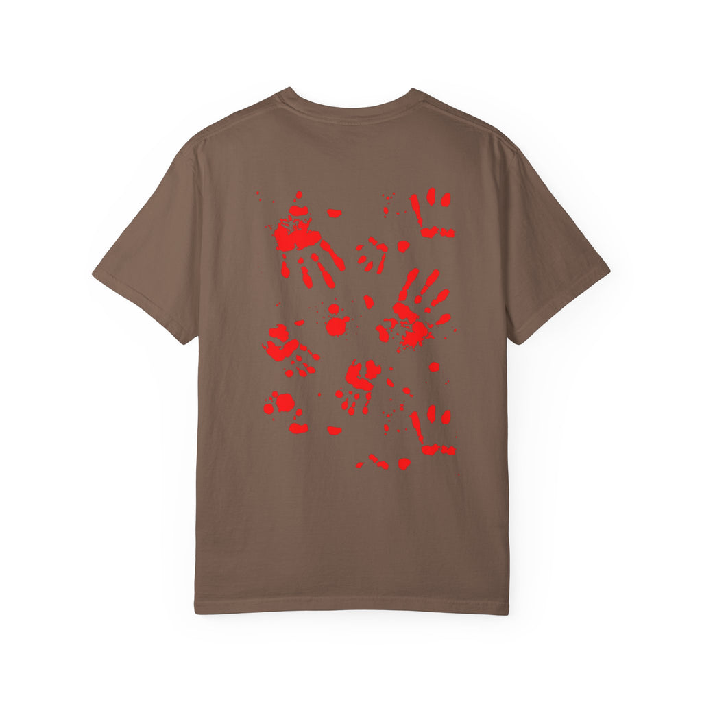 Handprint Art Unisex T-shirt - Unique Grunge Tee, Casual Wear, Gift for Artsy Friends, Home Decor Style, Statement Fashion