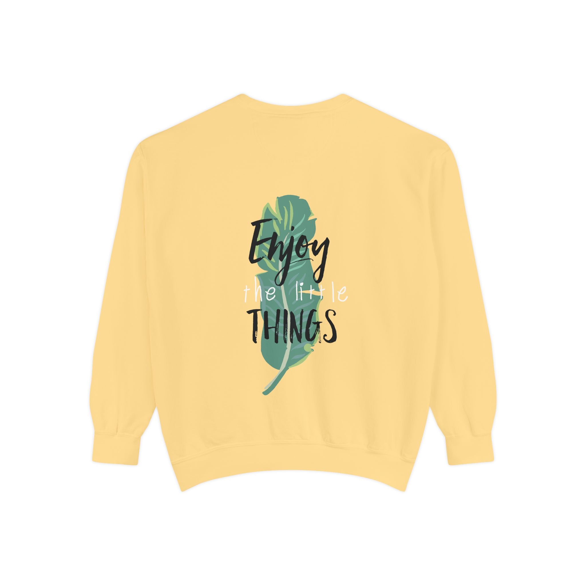 Men Enjoy the Little Things Sweatshirt, Cozy Apparel, Gift for Her, Motivational Fashion, Spring Casual Wear