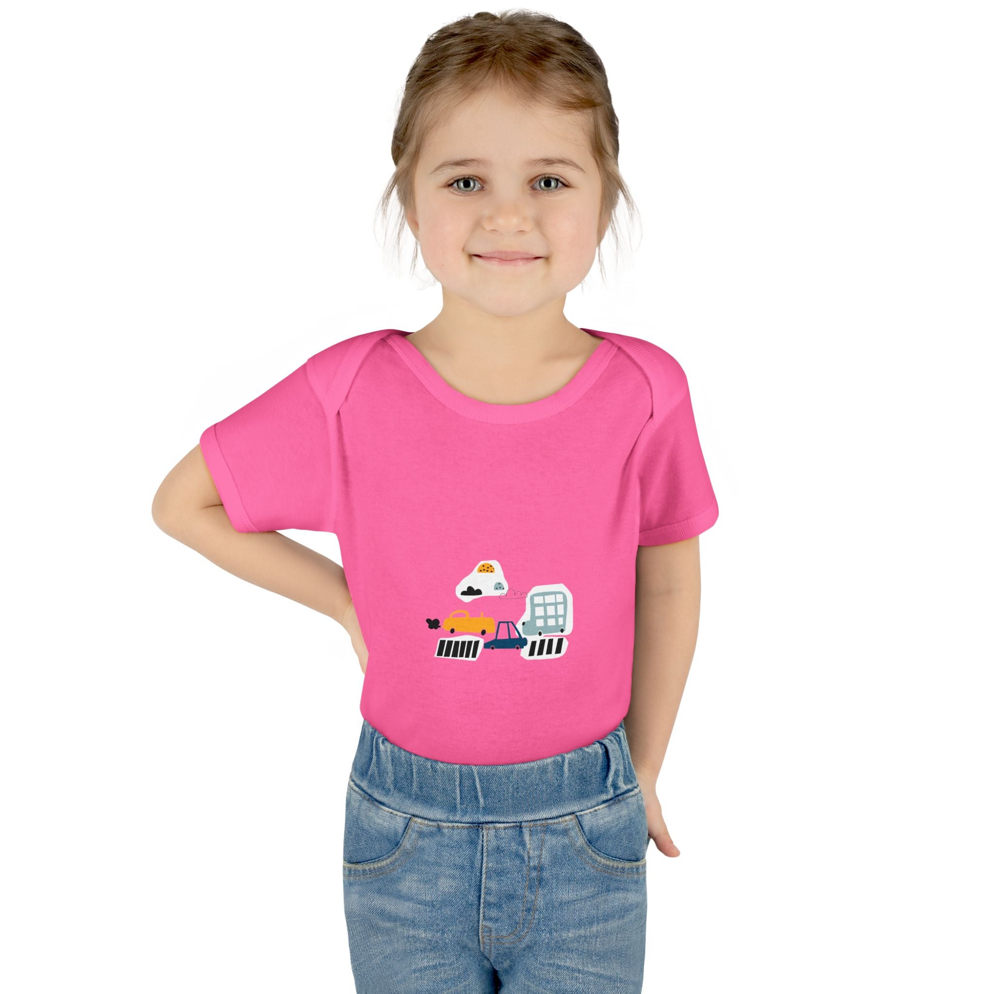 Cute Infant Baby Bodysuit with Adorable Construction Vehicles Dip into Fun, Gift for New Parents, Baby Shower Gift, Everyday Wear, [...]