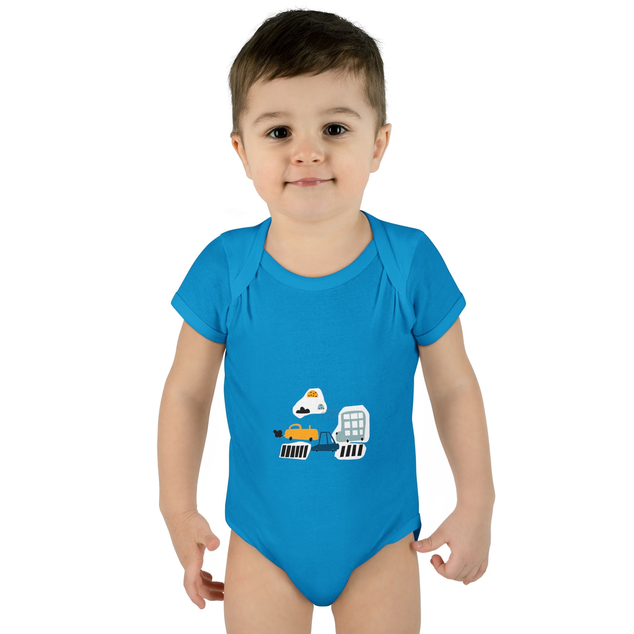 Cute Infant Baby Bodysuit with Adorable Construction Vehicles Dip into Fun, Gift for New Parents, Baby Shower Gift, Everyday Wear, [...]