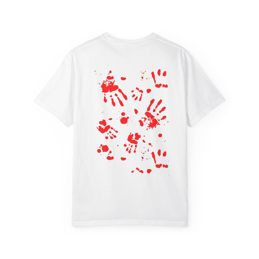 Handprint Art Unisex T-shirt - Unique Grunge Tee, Casual Wear, Gift for Artsy Friends, Home Decor Style, Statement Fashion