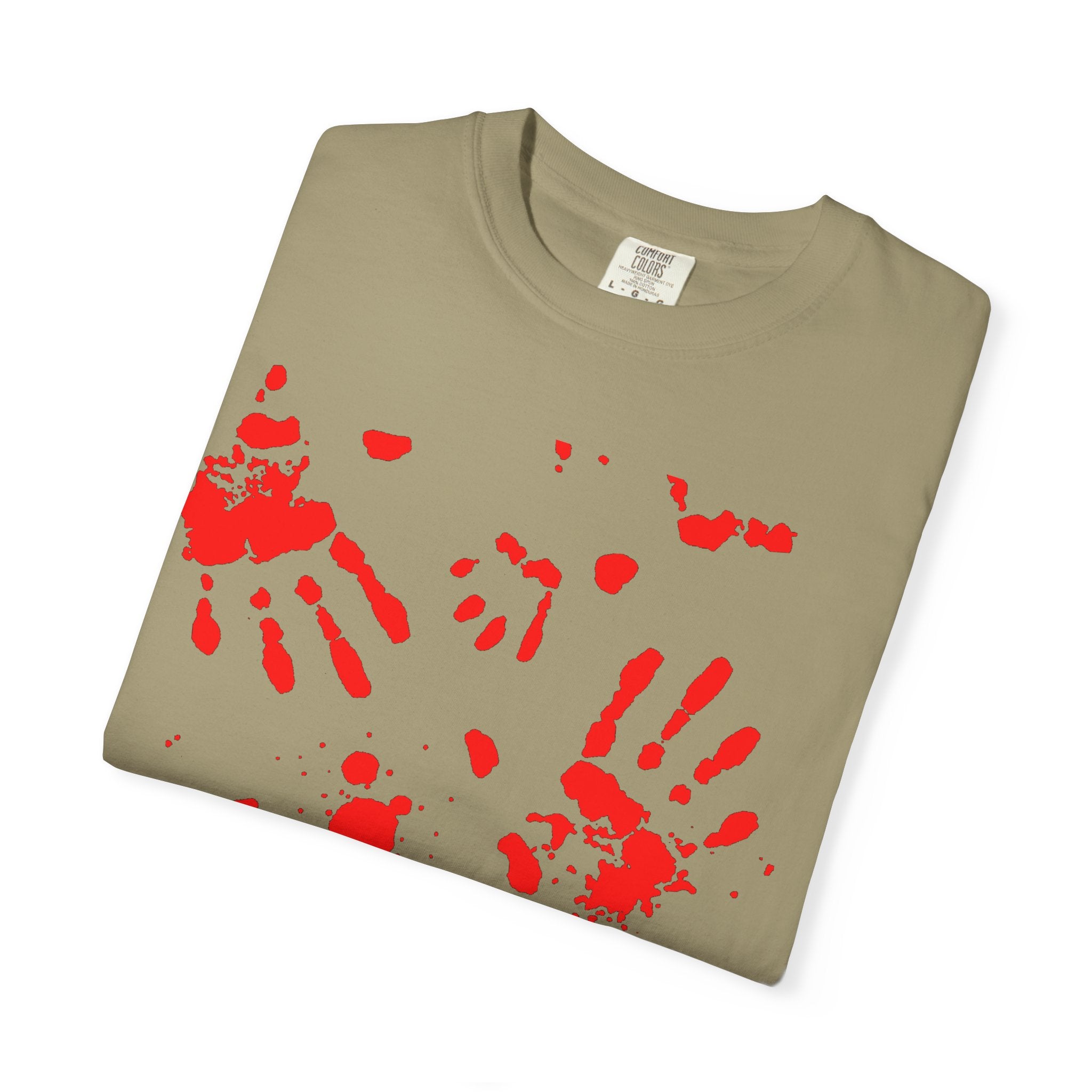 Handprint Art Unisex T-shirt - Unique Grunge Tee, Casual Wear, Gift for Artsy Friends, Home Decor Style, Statement Fashion