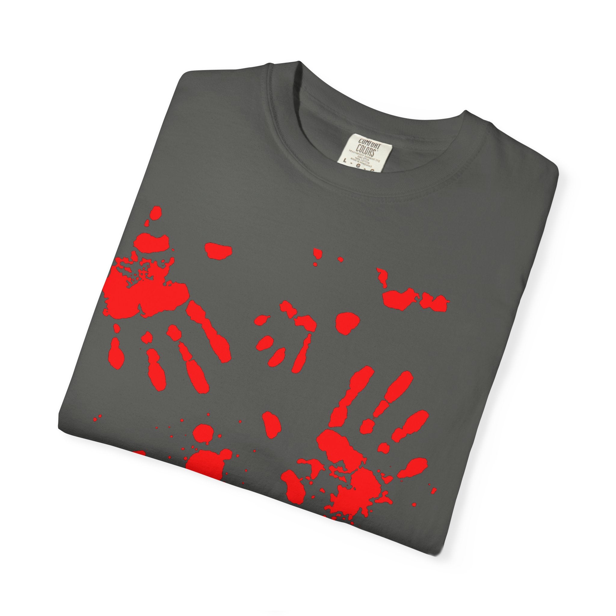 Handprint Art Unisex T-shirt - Unique Grunge Tee, Casual Wear, Gift for Artsy Friends, Home Decor Style, Statement Fashion