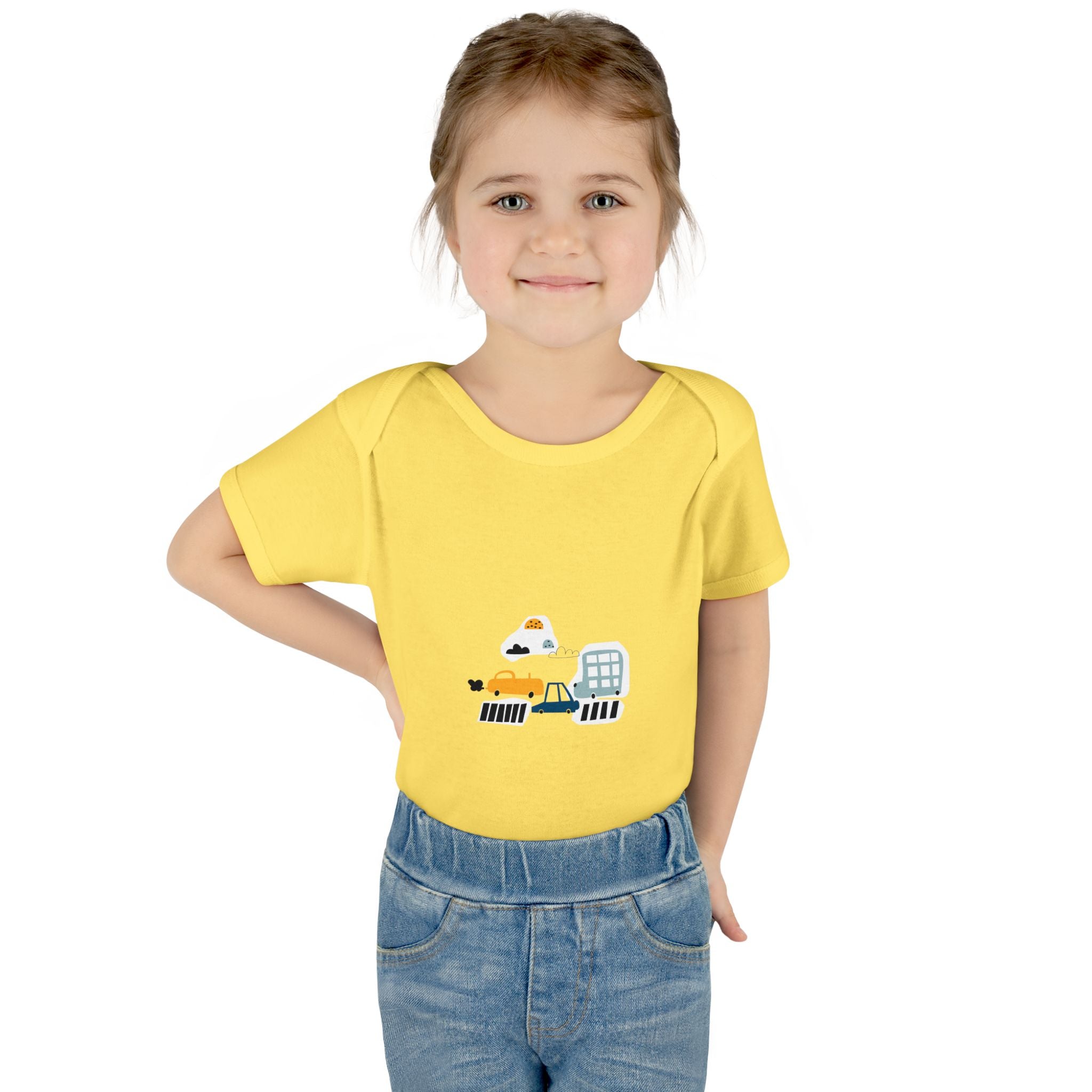 Cute Infant Baby Bodysuit with Adorable Construction Vehicles Dip into Fun, Gift for New Parents, Baby Shower Gift, Everyday Wear, [...]