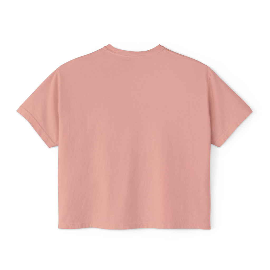 Artistic Women's Boxy Tee, Handprint Design Tee, Casual Summer Top, Unique Gift Idea, Wearable Art Clothing