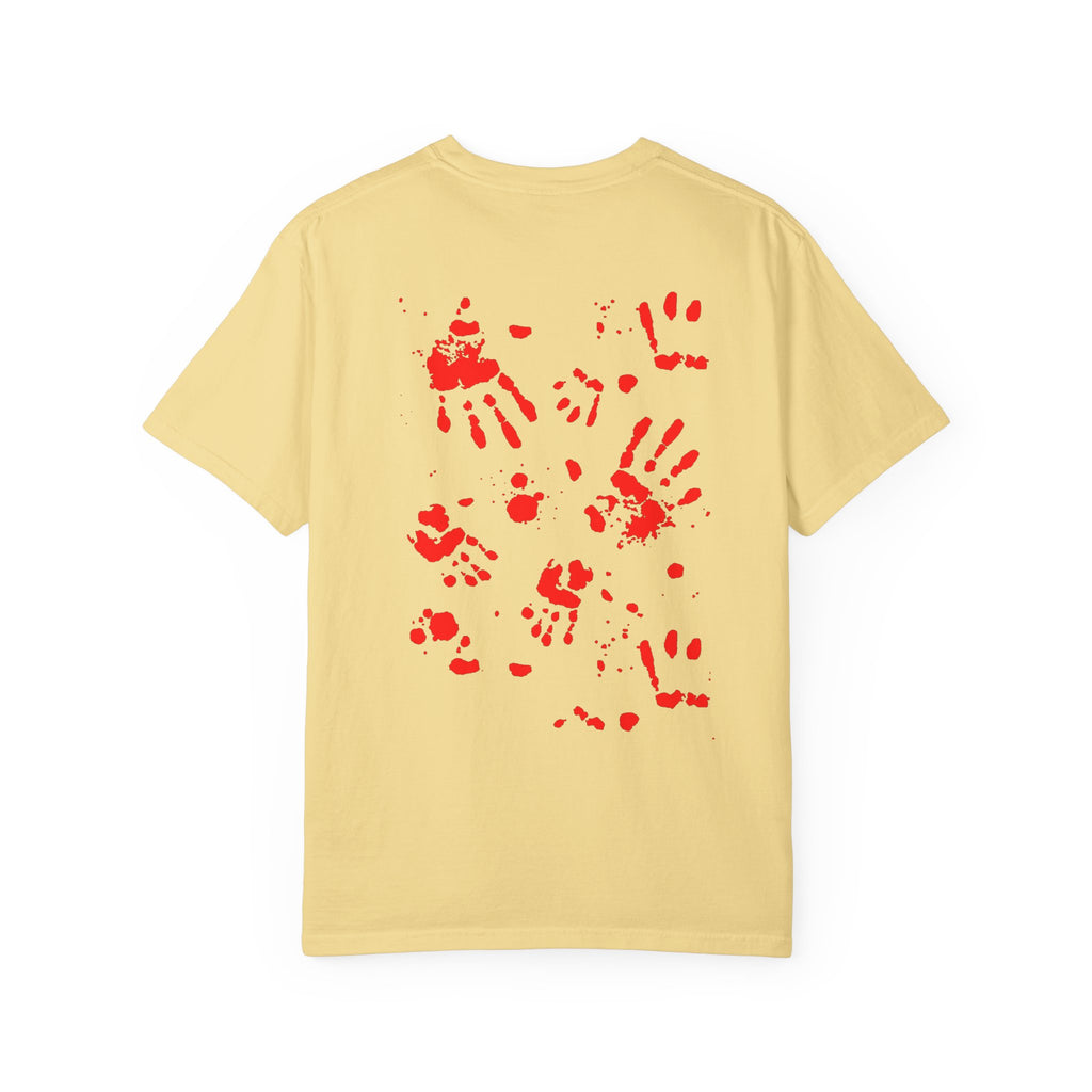 Handprint Art Unisex T-shirt - Unique Grunge Tee, Casual Wear, Gift for Artsy Friends, Home Decor Style, Statement Fashion