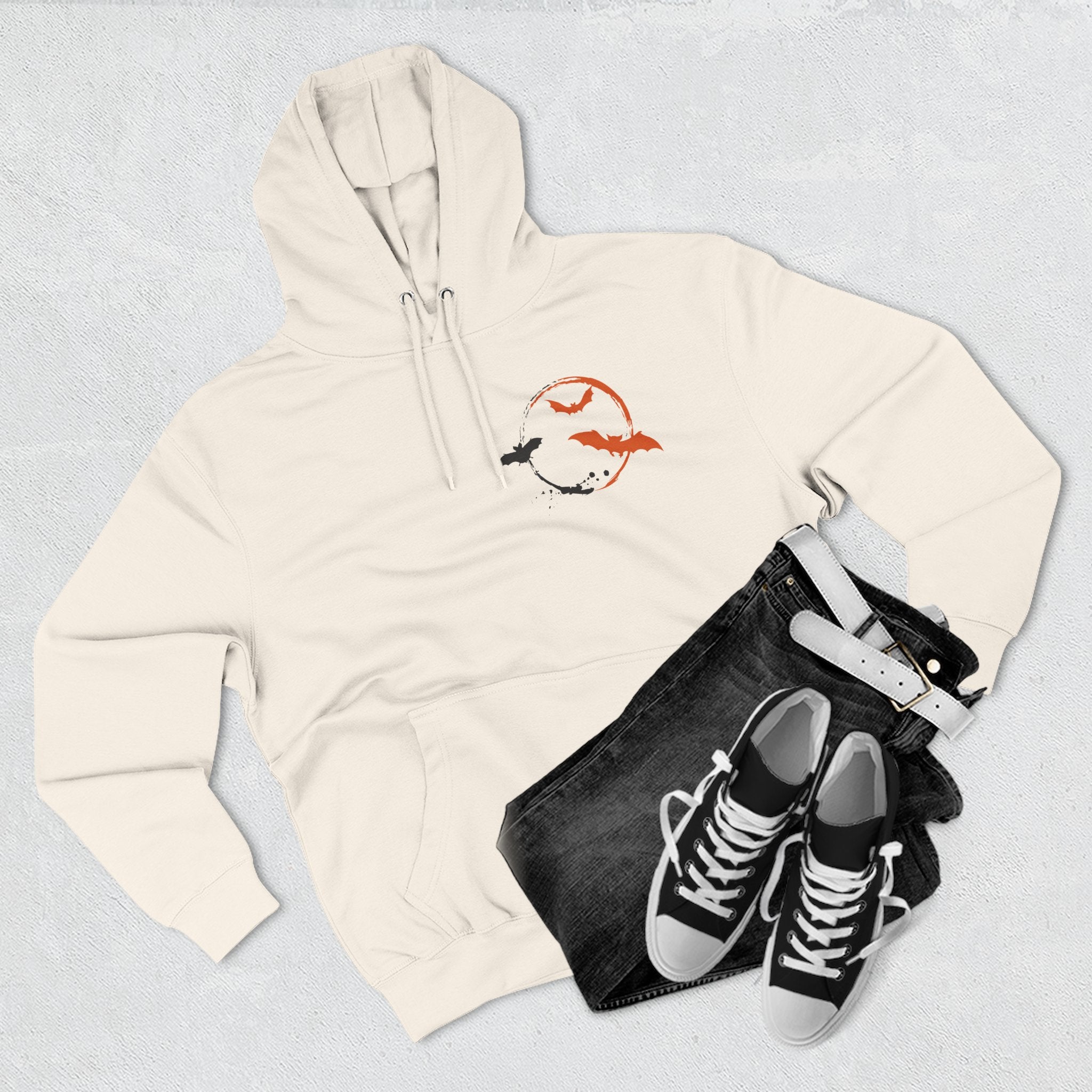 Halloween-Themed Fleece Hoodie, Cozy Hoodie for Fall, Perfect for Spooky Season, Gift for Halloween Lovers, Unisex Hooded Sweatshirt
