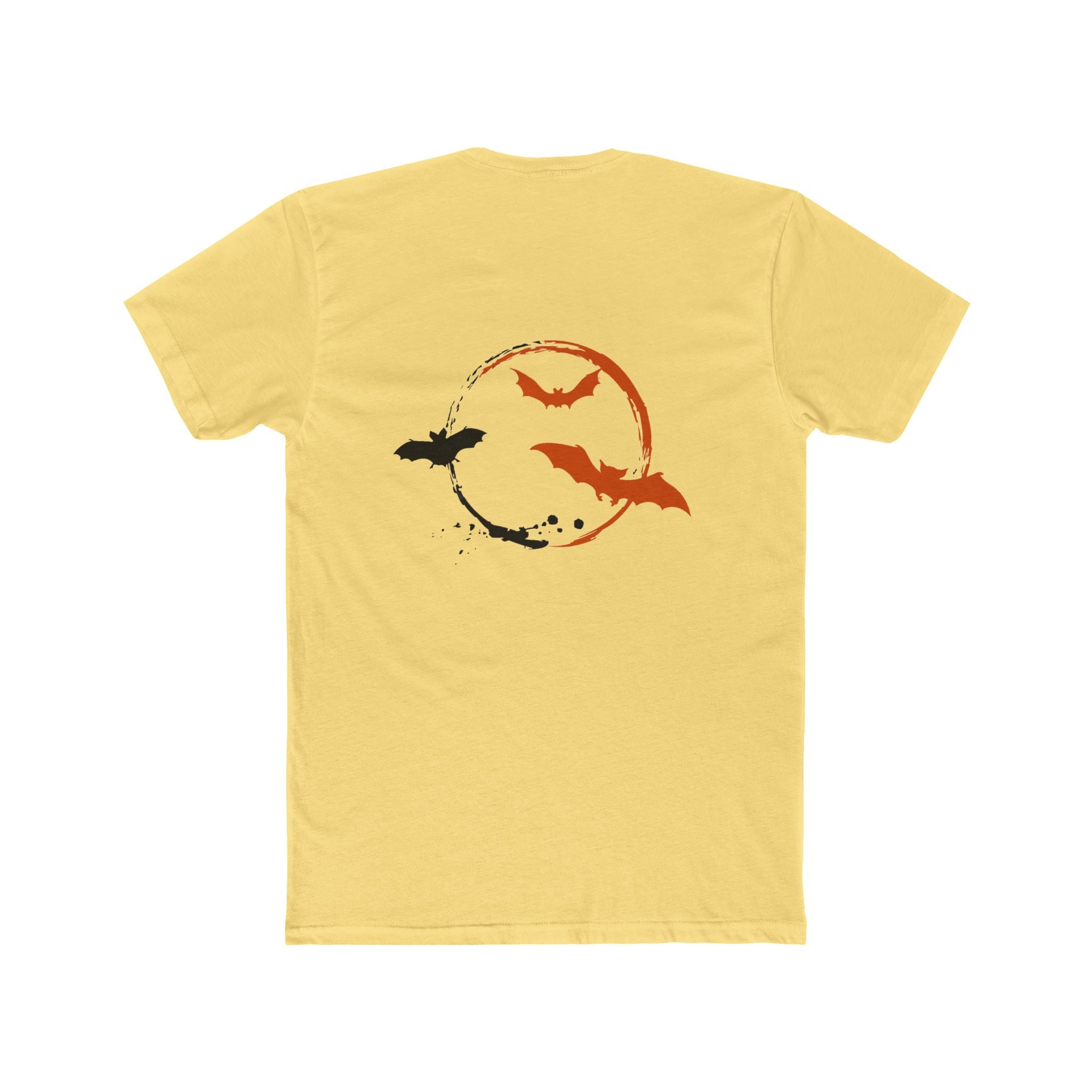 Mens Tee with Bat Design, Perfect for Halloween, Casual Wear, Gifts, and Outdoor Activities