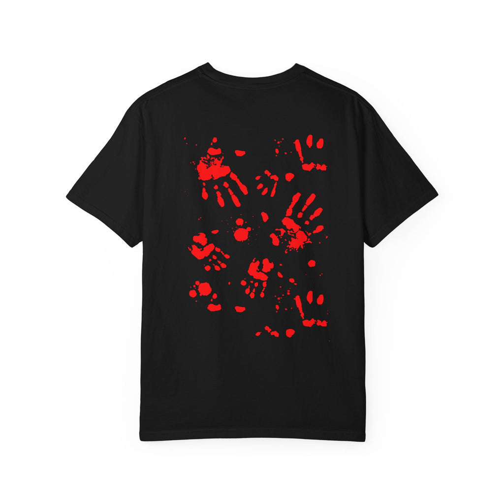 Handprint Art Unisex T-shirt - Unique Grunge Tee, Casual Wear, Gift for Artsy Friends, Home Decor Style, Statement Fashion
