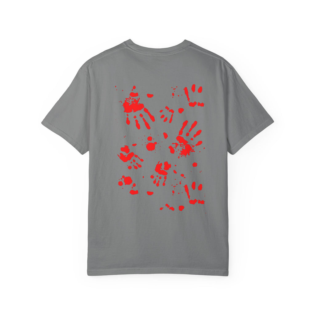 Handprint Art Unisex T-shirt - Unique Grunge Tee, Casual Wear, Gift for Artsy Friends, Home Decor Style, Statement Fashion
