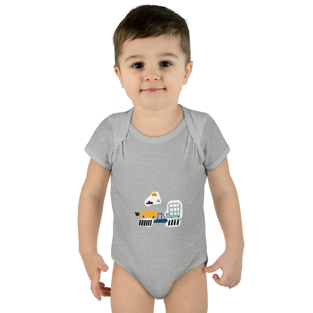 Cute Infant Baby Bodysuit with Adorable Construction Vehicles Dip into Fun, Gift for New Parents, Baby Shower Gift, Everyday Wear, [...]