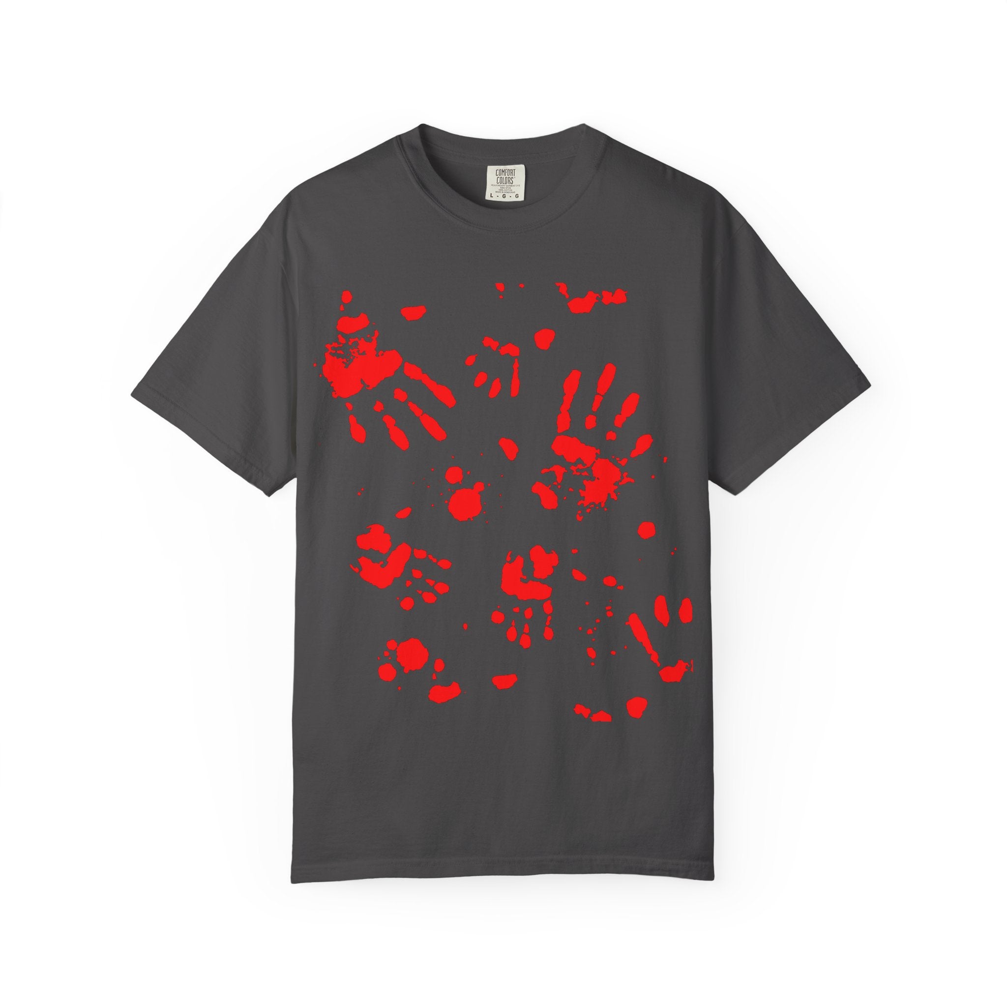 Handprint Art Unisex T-shirt - Unique Grunge Tee, Casual Wear, Gift for Artsy Friends, Home Decor Style, Statement Fashion