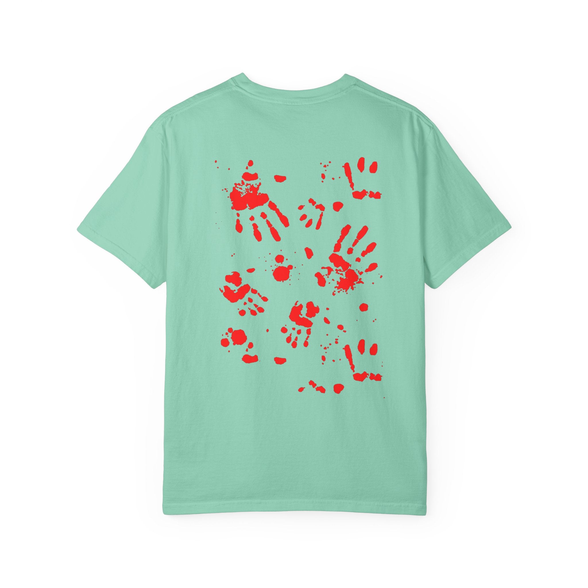 Handprint Art Unisex T-shirt - Unique Grunge Tee, Casual Wear, Gift for Artsy Friends, Home Decor Style, Statement Fashion