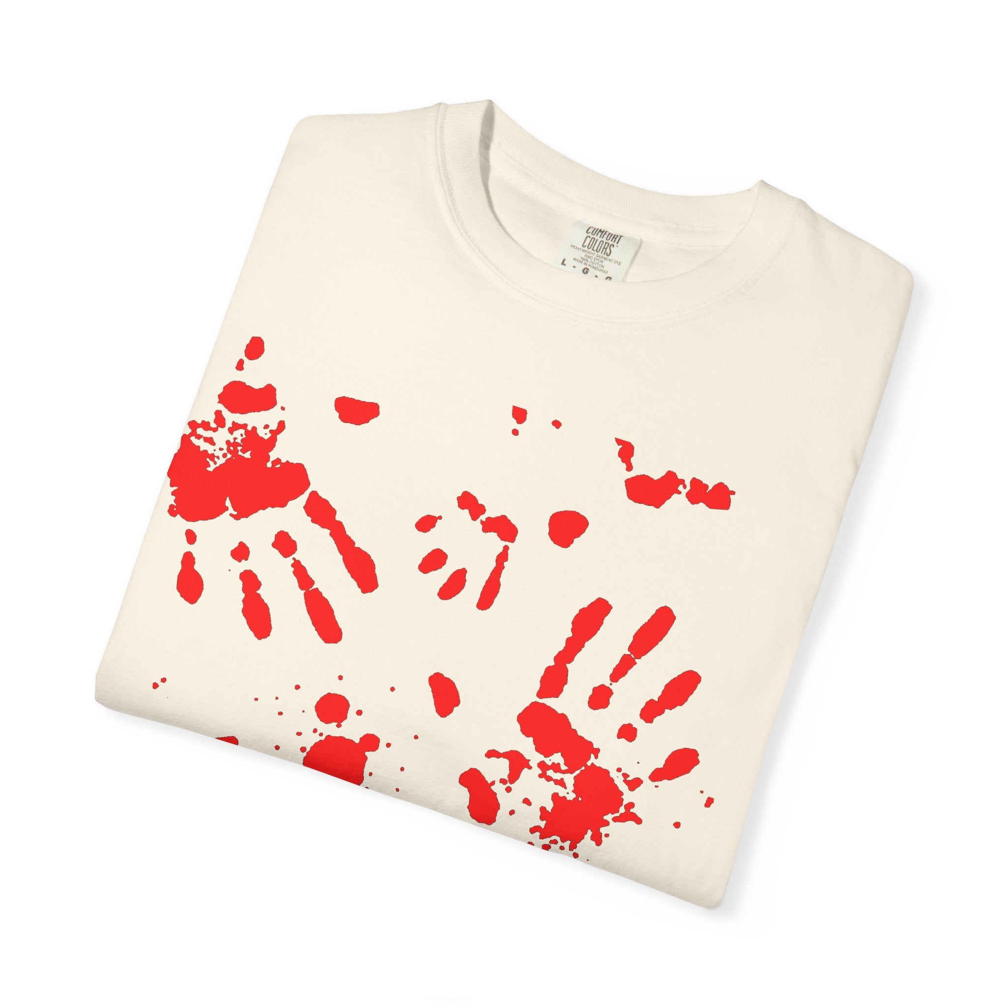 Handprint Art Unisex T-shirt - Unique Grunge Tee, Casual Wear, Gift for Artsy Friends, Home Decor Style, Statement Fashion