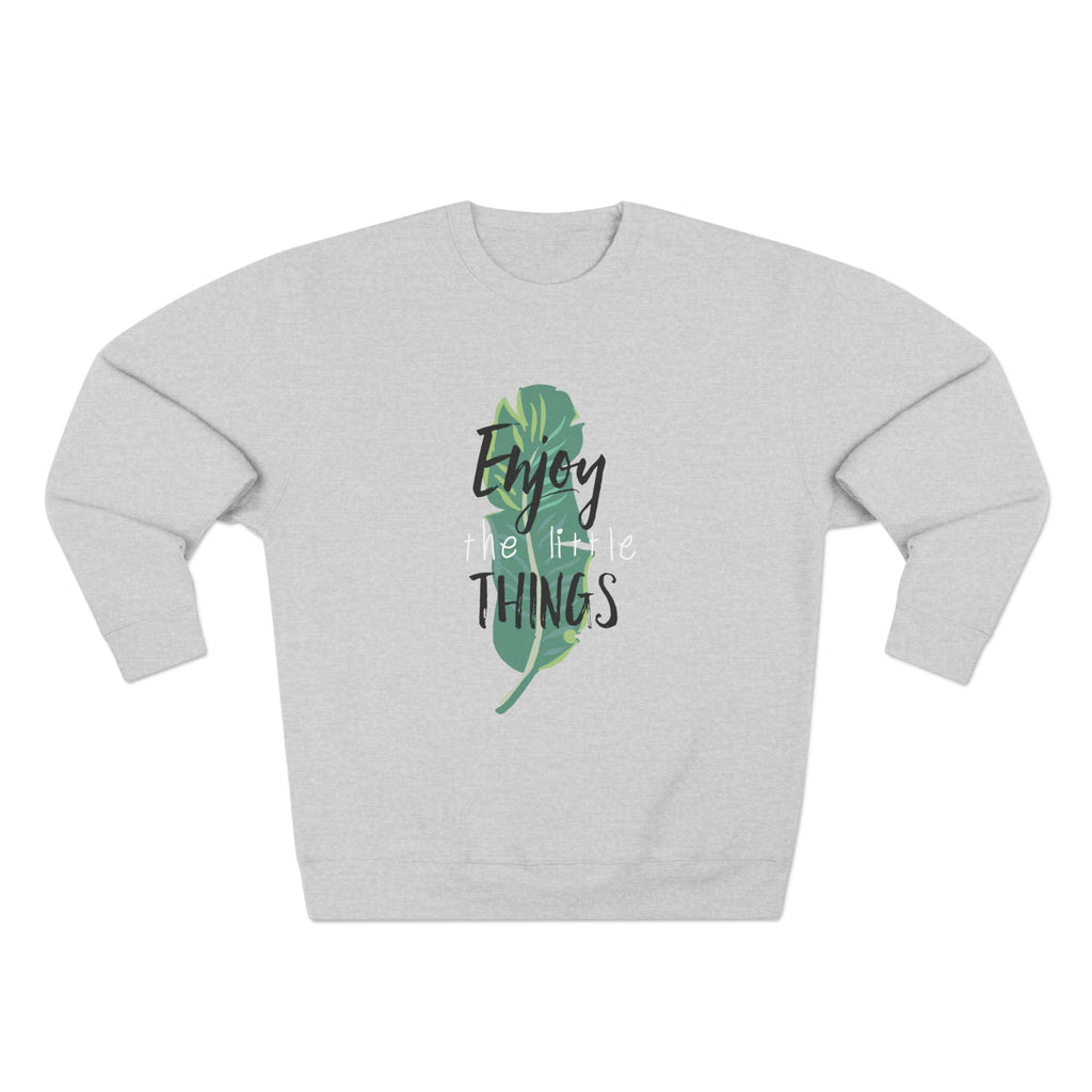 Mens Cozy Crewneck Pullover, Gift for Nature Lovers, Inspirational Apparel, Relaxed Fit Sweatshirt