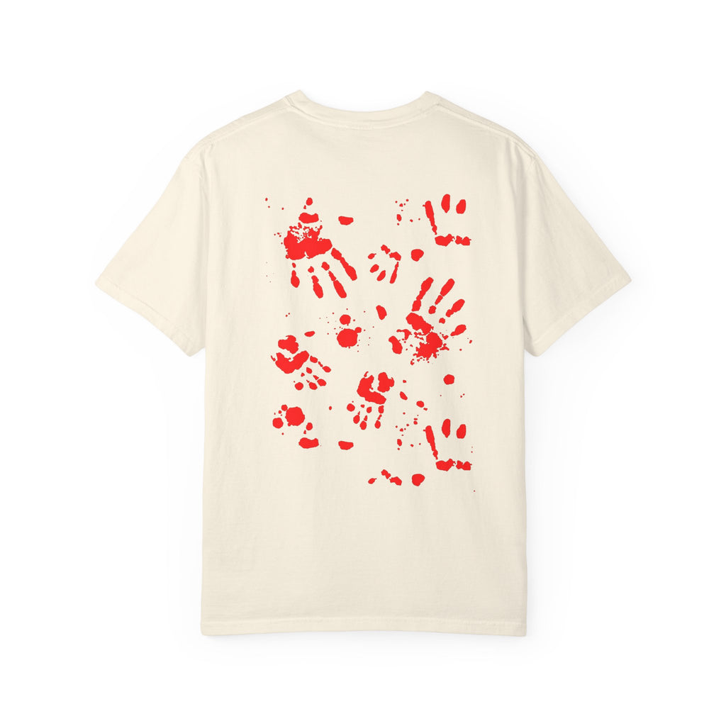 Handprint Art Unisex T-shirt - Unique Grunge Tee, Casual Wear, Gift for Artsy Friends, Home Decor Style, Statement Fashion