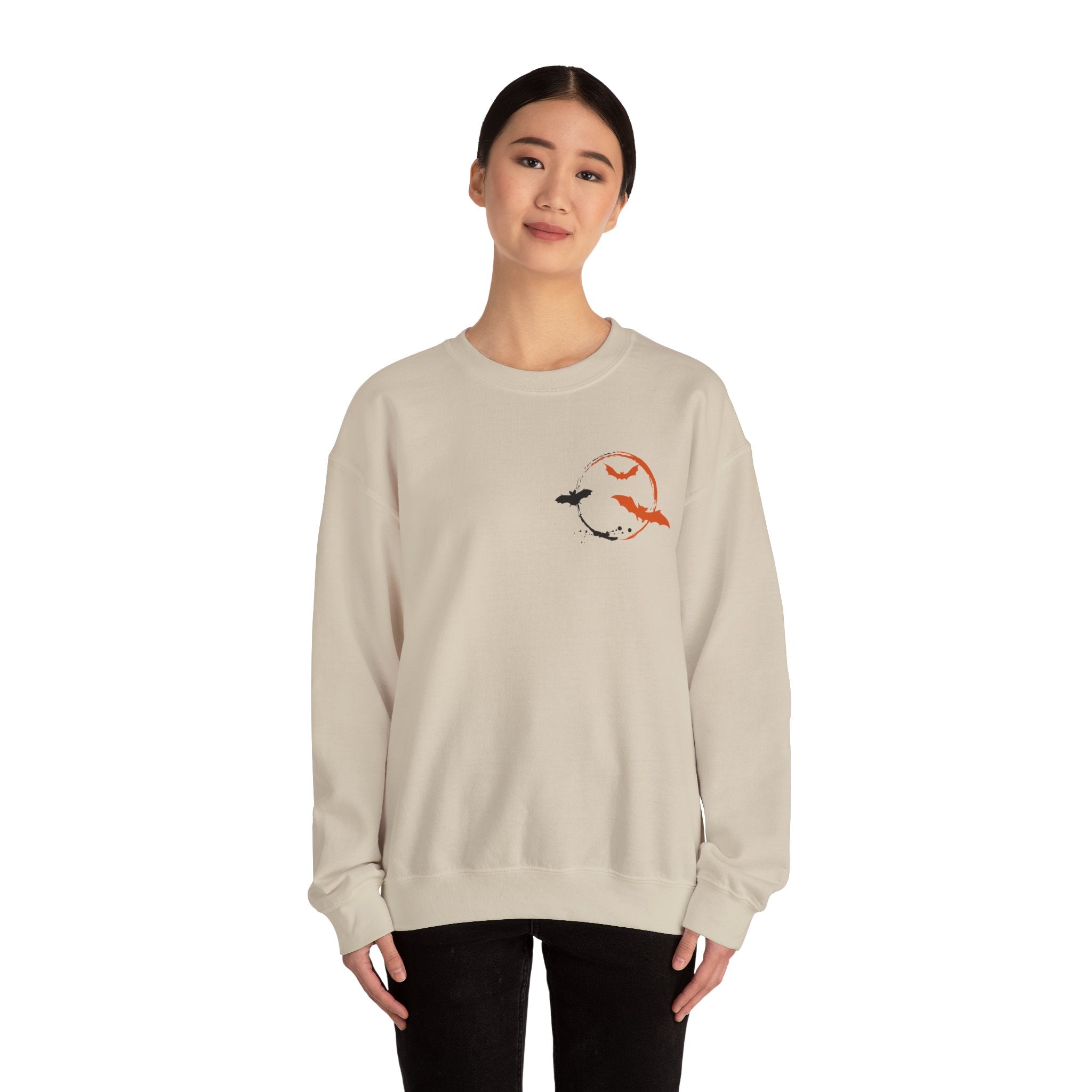 Women's Halloween Bat Sweatshirt, Cozy Crewneck with Halloween Theme, Perfect for Fall, Gift for Halloween Lovers, Spooky Season [...]