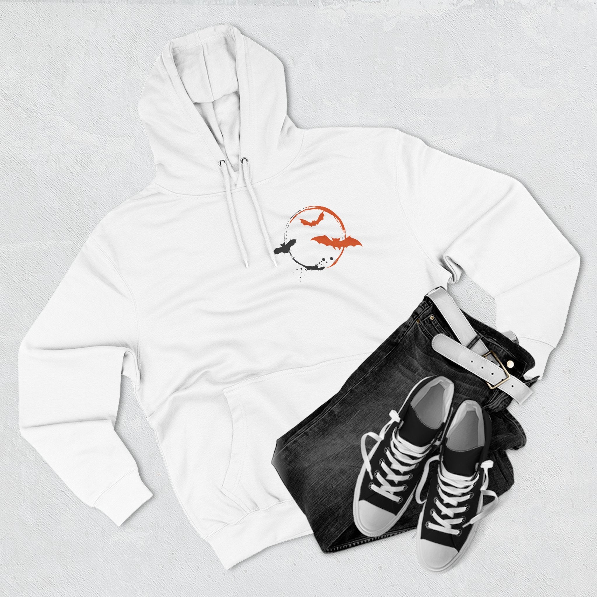 Halloween-Themed Fleece Hoodie, Cozy Hoodie for Fall, Perfect for Spooky Season, Gift for Halloween Lovers, Unisex Hooded Sweatshirt