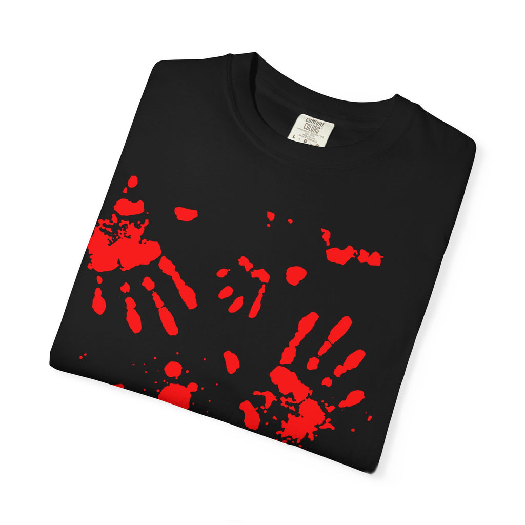 Handprint Art Unisex T-shirt - Unique Grunge Tee, Casual Wear, Gift for Artsy Friends, Home Decor Style, Statement Fashion