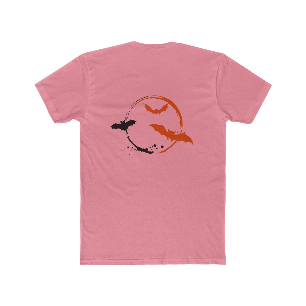 Mens Tee with Bat Design, Perfect for Halloween, Casual Wear, Gifts, and Outdoor Activities