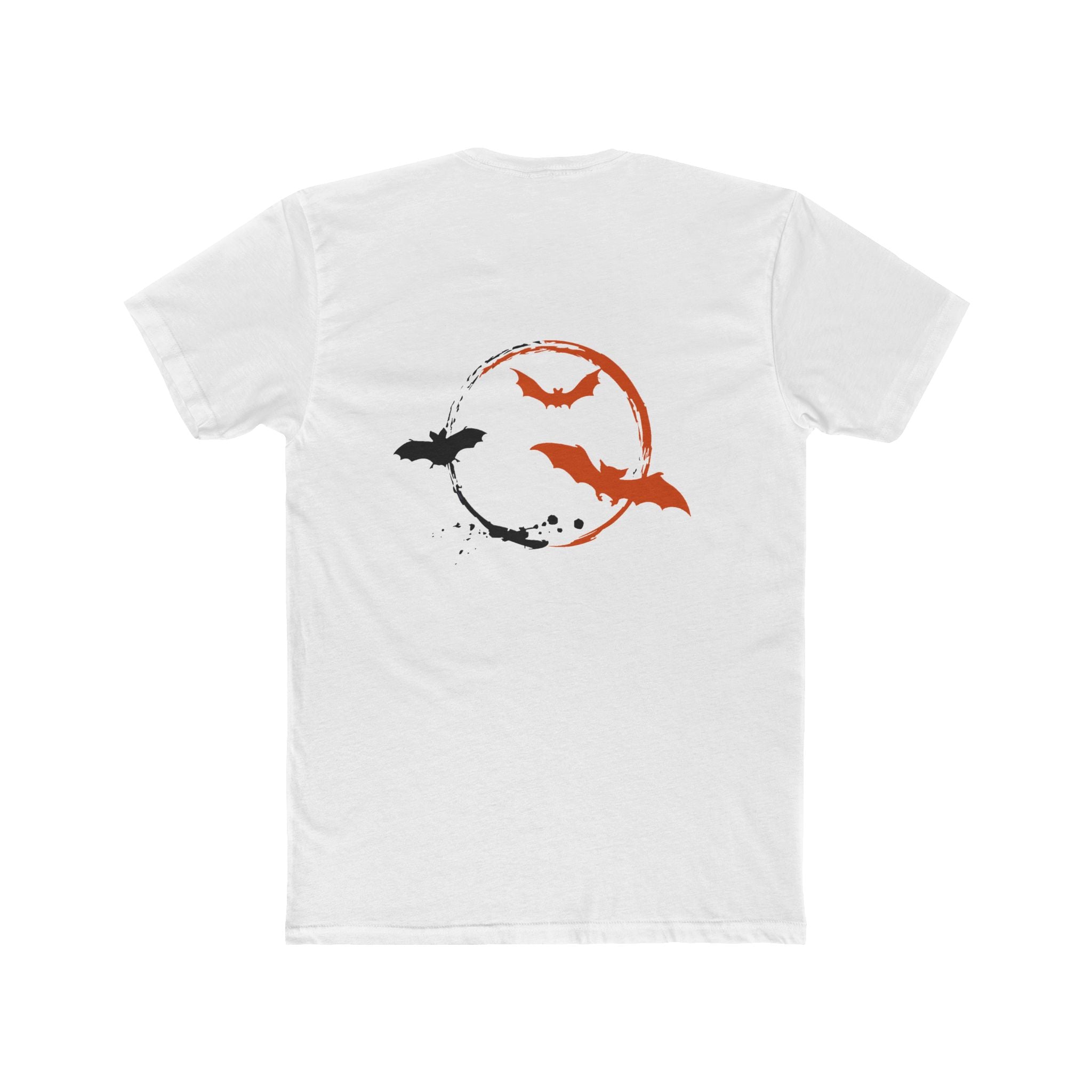 Mens Tee with Bat Design, Perfect for Halloween, Casual Wear, Gifts, and Outdoor Activities