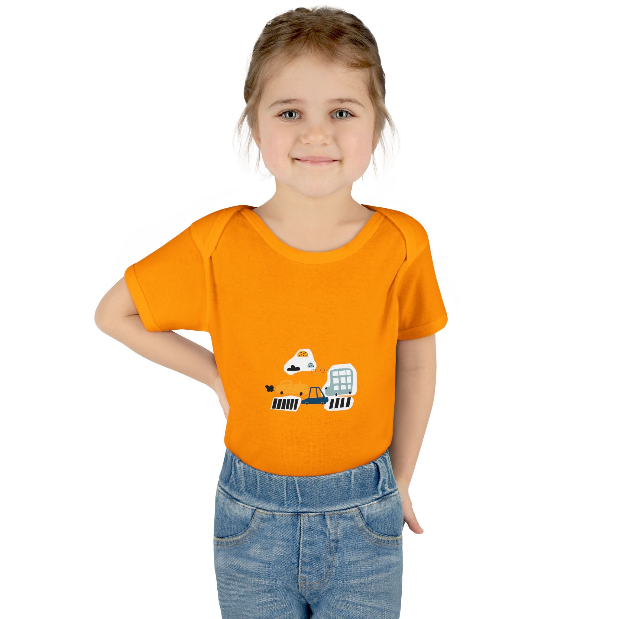 Cute Infant Baby Bodysuit with Adorable Construction Vehicles Dip into Fun, Gift for New Parents, Baby Shower Gift, Everyday Wear, [...]