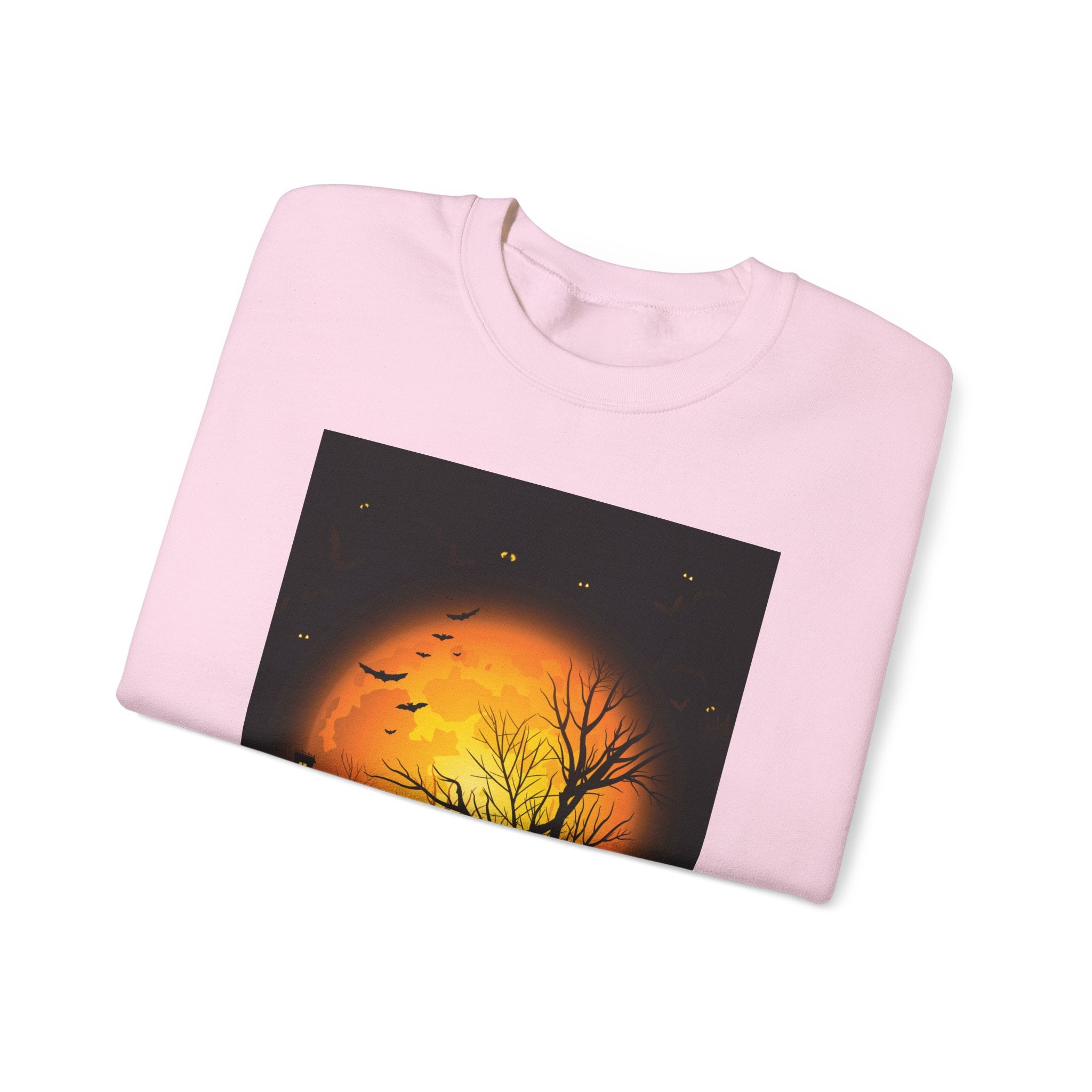 Halloween Pumpkin Crewneck Sweatshirt | Cozy Unisex Fall Fashion, Spooky Apparel, Autumn Layering, Halloween Gift