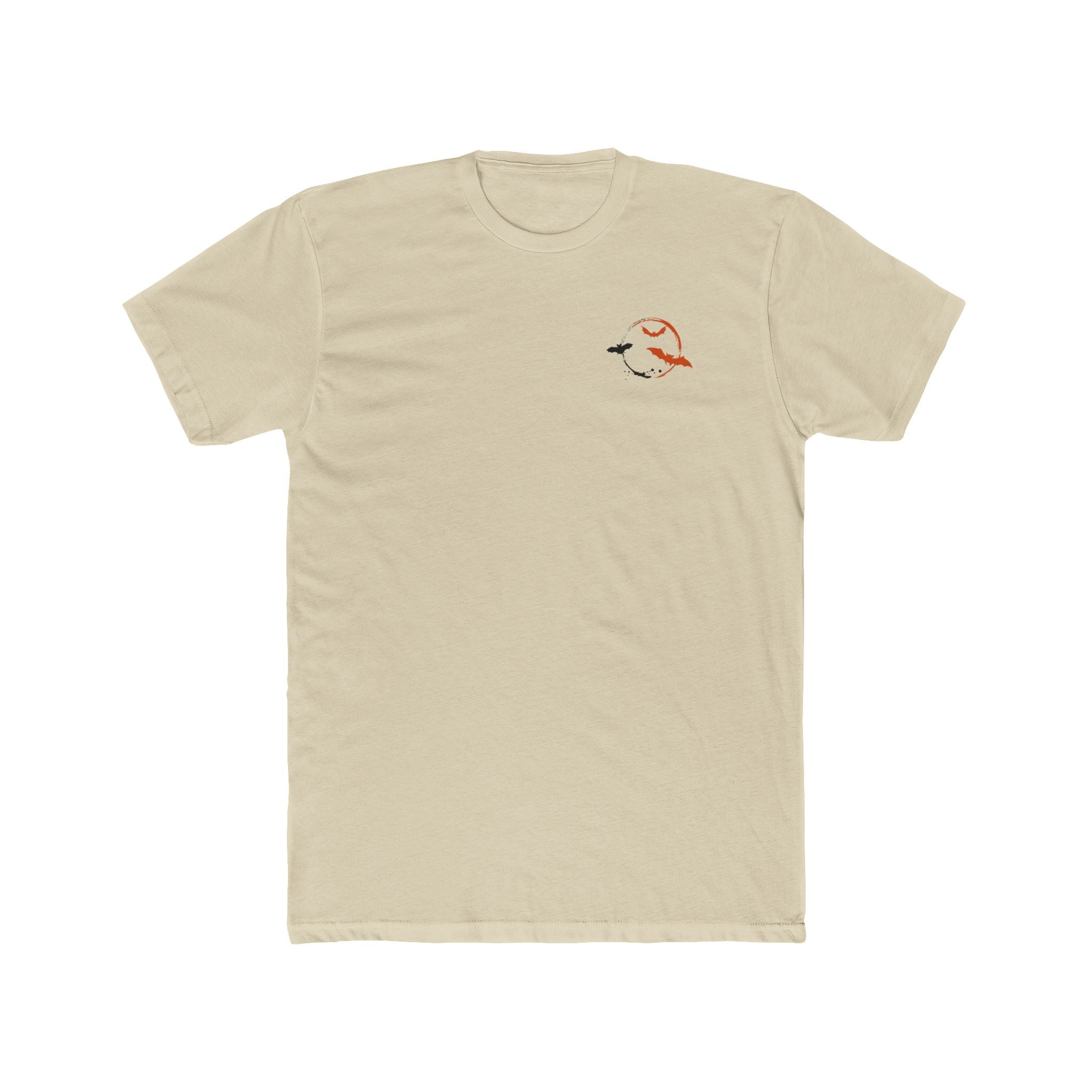 Mens Tee with Bat Design, Perfect for Halloween, Casual Wear, Gifts, and Outdoor Activities