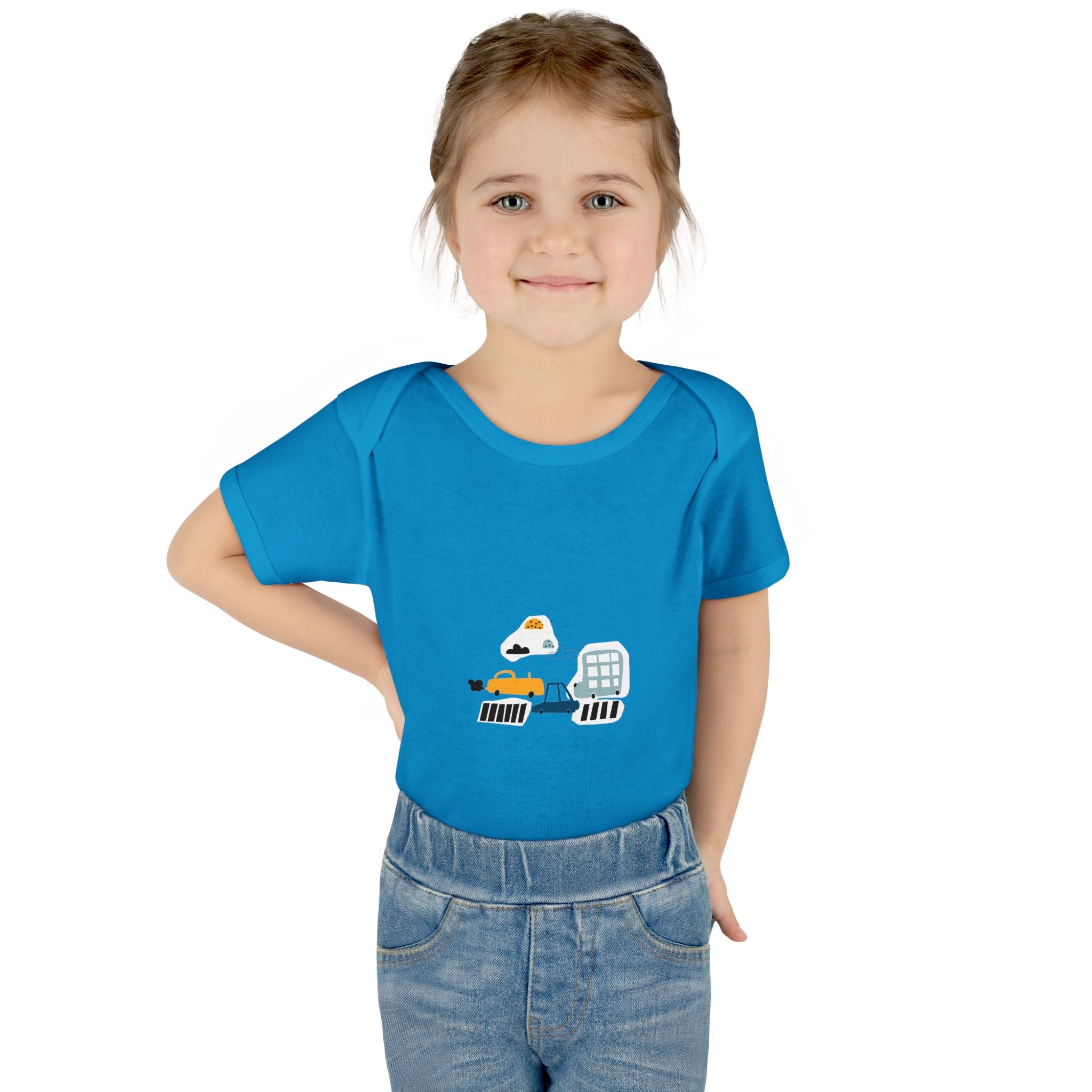 Cute Infant Baby Bodysuit with Adorable Construction Vehicles Dip into Fun, Gift for New Parents, Baby Shower Gift, Everyday Wear, [...]