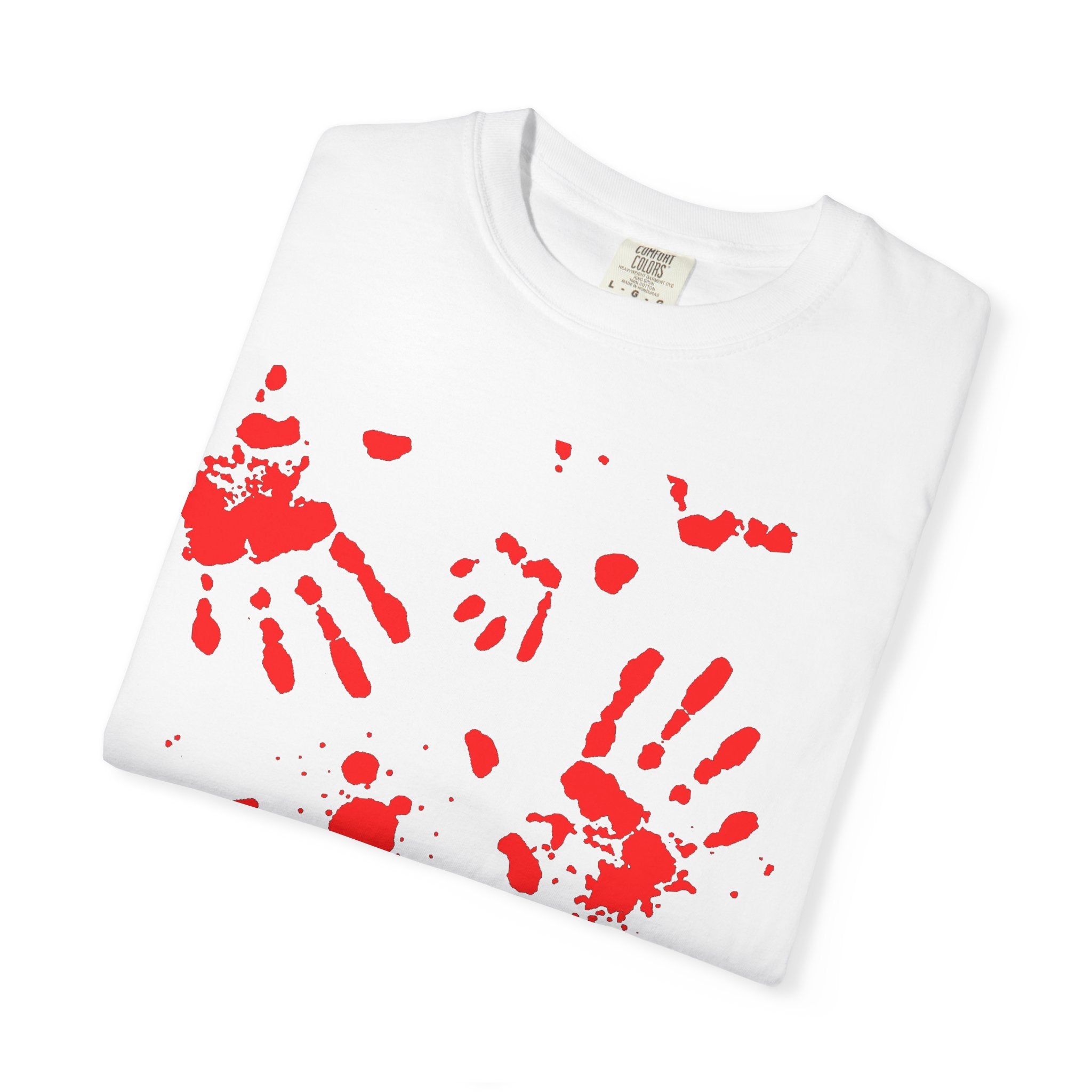 Handprint Art Unisex T-shirt - Unique Grunge Tee, Casual Wear, Gift for Artsy Friends, Home Decor Style, Statement Fashion