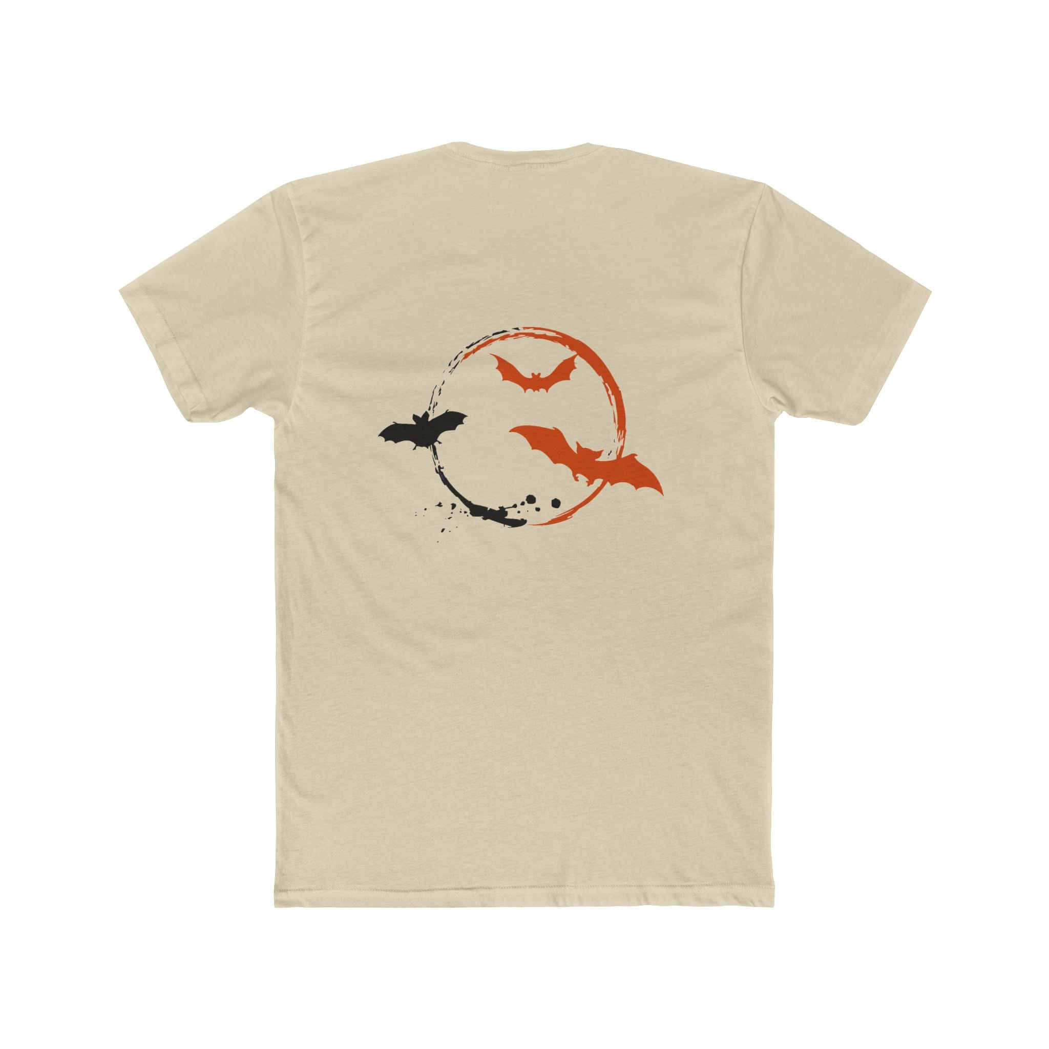 Mens Tee with Bat Design, Perfect for Halloween, Casual Wear, Gifts, and Outdoor Activities