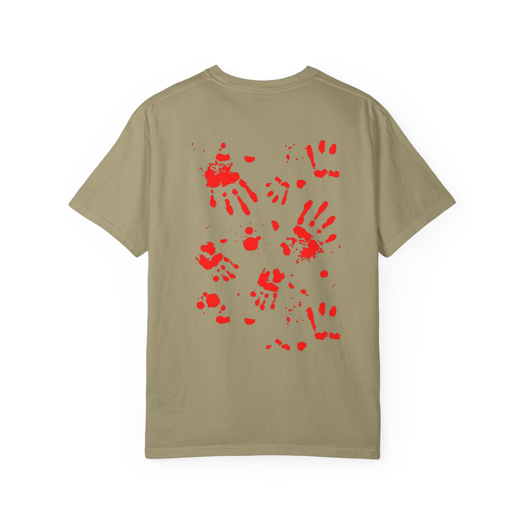 Handprint Art Unisex T-shirt - Unique Grunge Tee, Casual Wear, Gift for Artsy Friends, Home Decor Style, Statement Fashion
