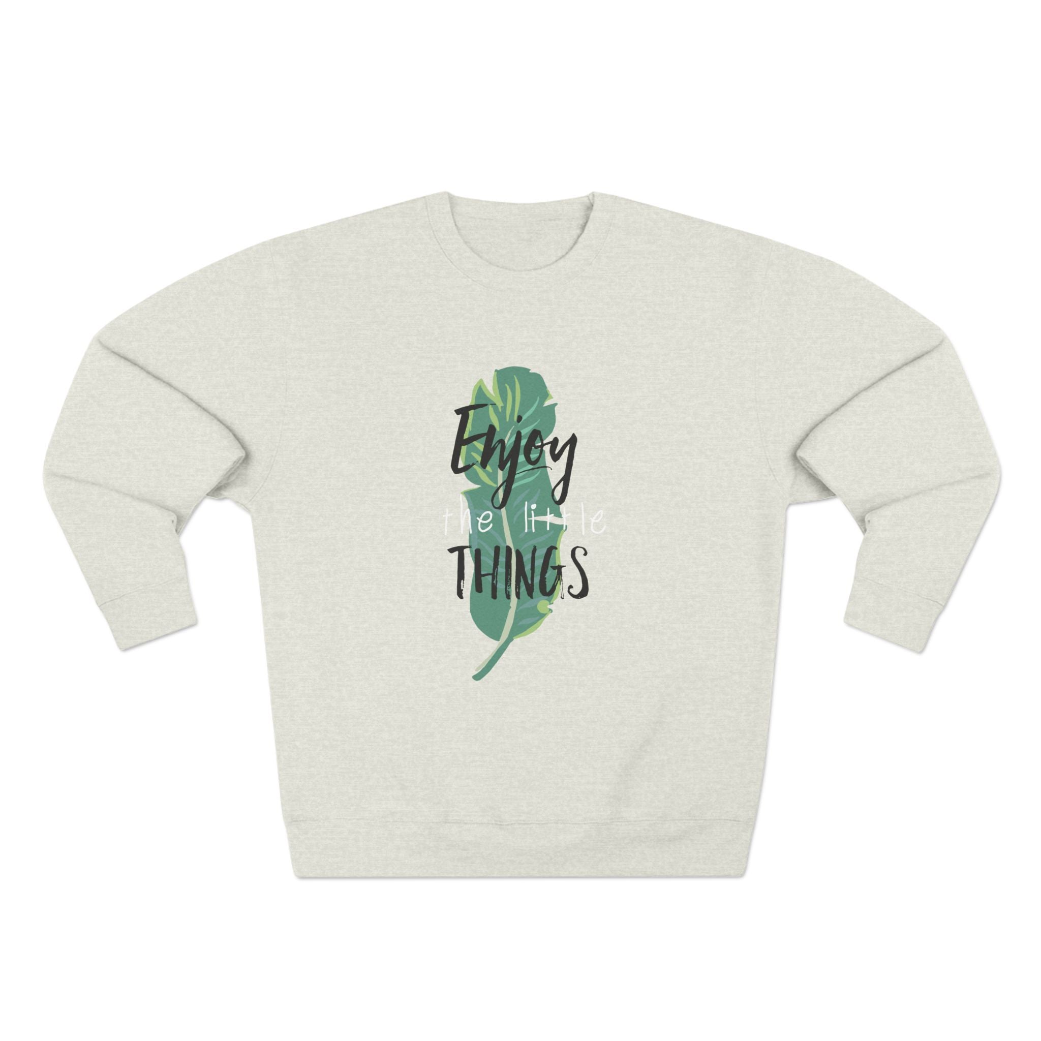 Mens Cozy Crewneck Pullover, Gift for Nature Lovers, Inspirational Apparel, Relaxed Fit Sweatshirt