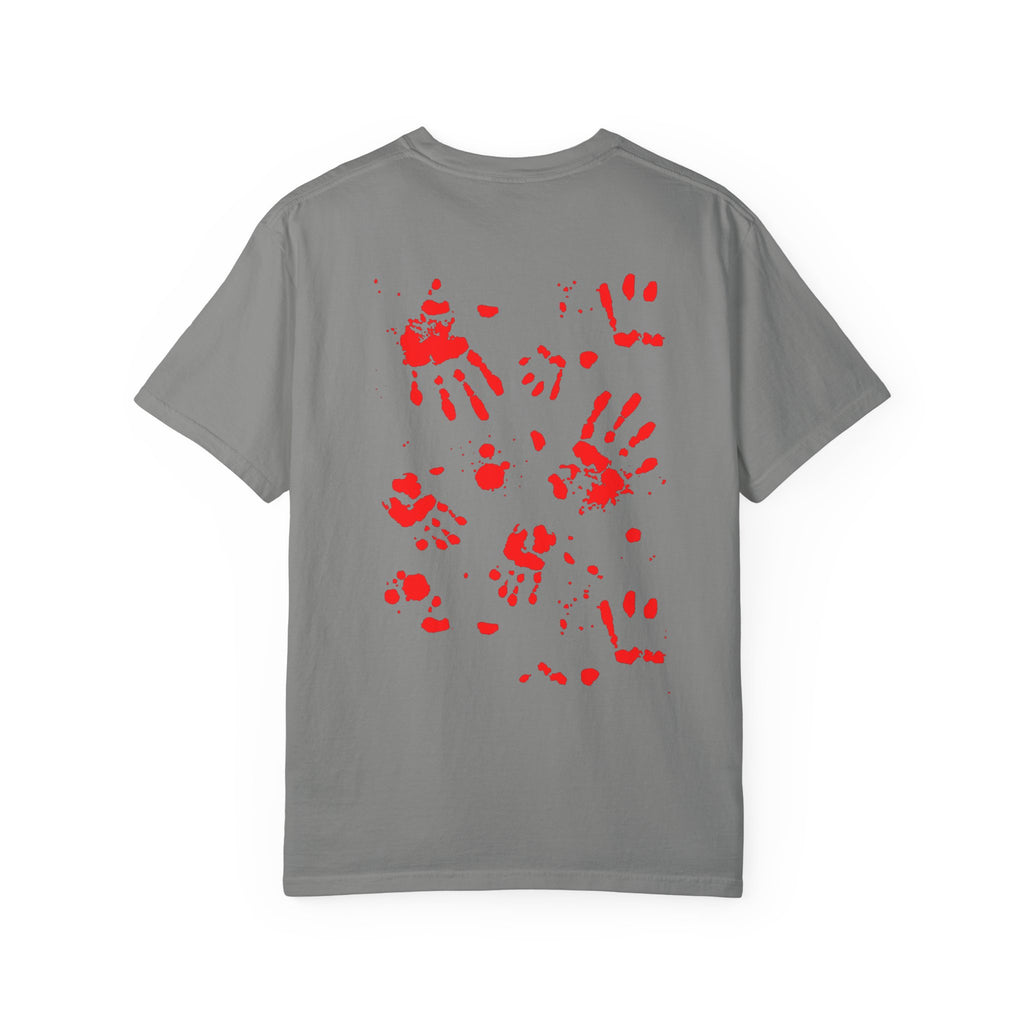 Handprint Art Unisex T-shirt - Unique Grunge Tee, Casual Wear, Gift for Artsy Friends, Home Decor Style, Statement Fashion
