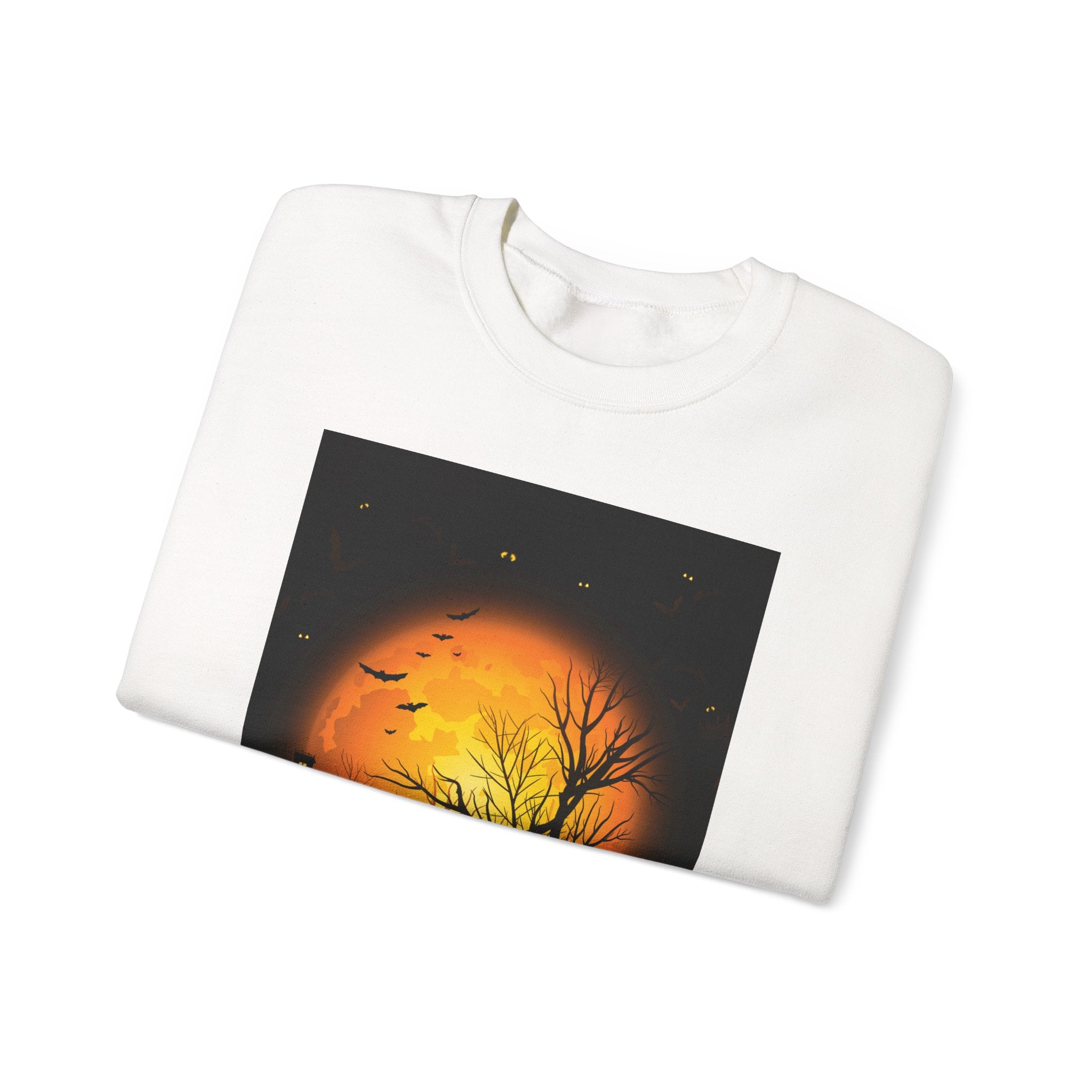 Halloween Pumpkin Crewneck Sweatshirt | Cozy Unisex Fall Fashion, Spooky Apparel, Autumn Layering, Halloween Gift