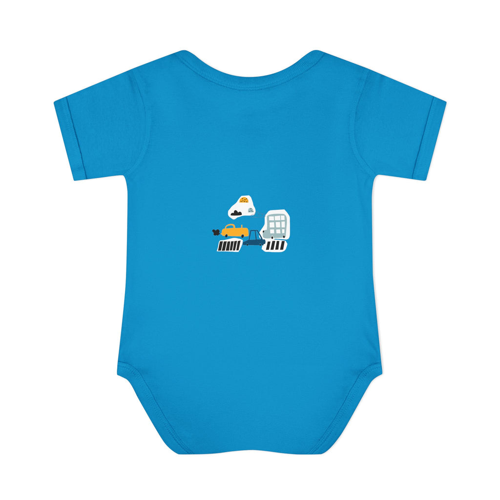 Cute Infant Baby Bodysuit with Adorable Construction Vehicles Dip into Fun, Gift for New Parents, Baby Shower Gift, Everyday Wear, [...]