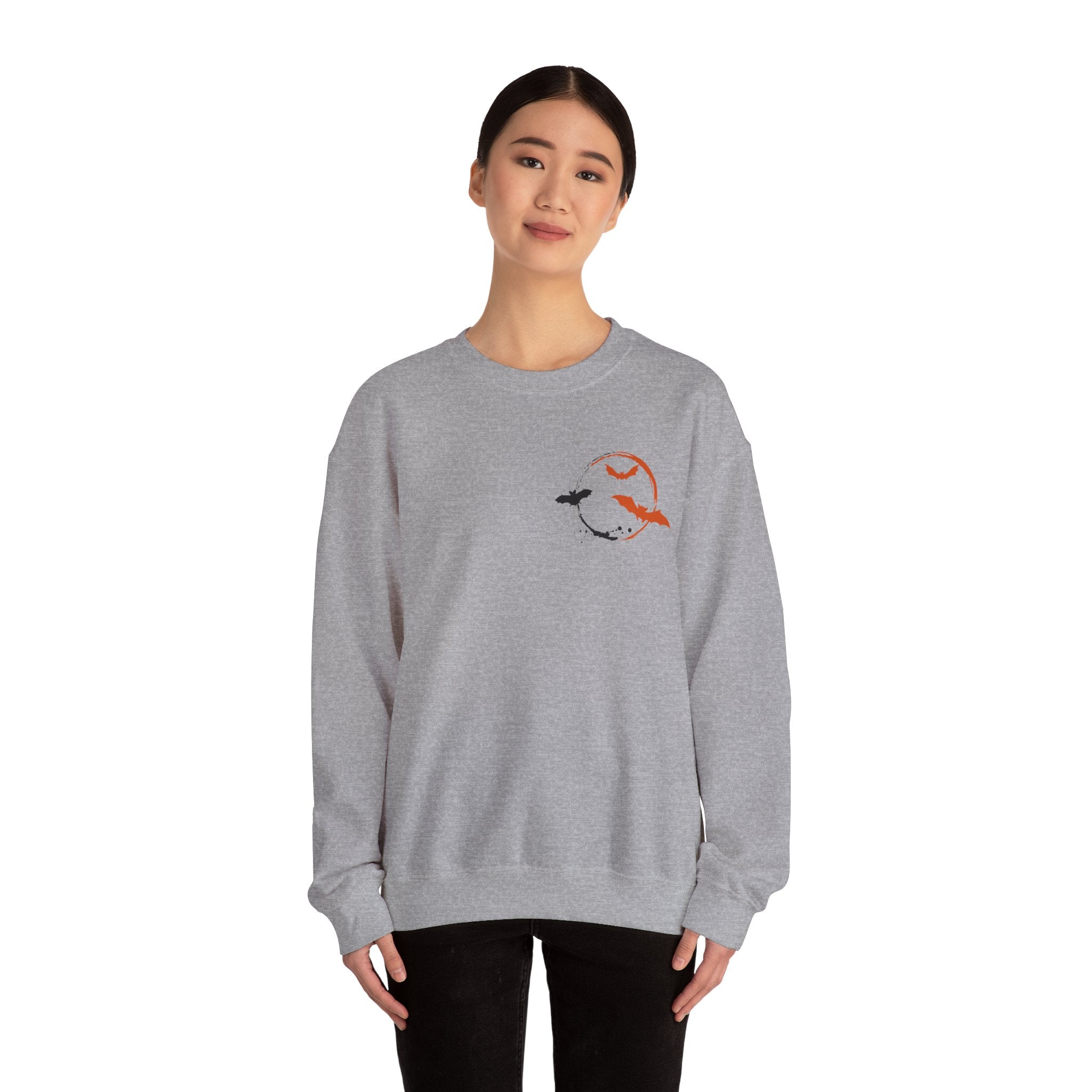 Women's Halloween Bat Sweatshirt, Cozy Crewneck with Halloween Theme, Perfect for Fall, Gift for Halloween Lovers, Spooky Season [...]