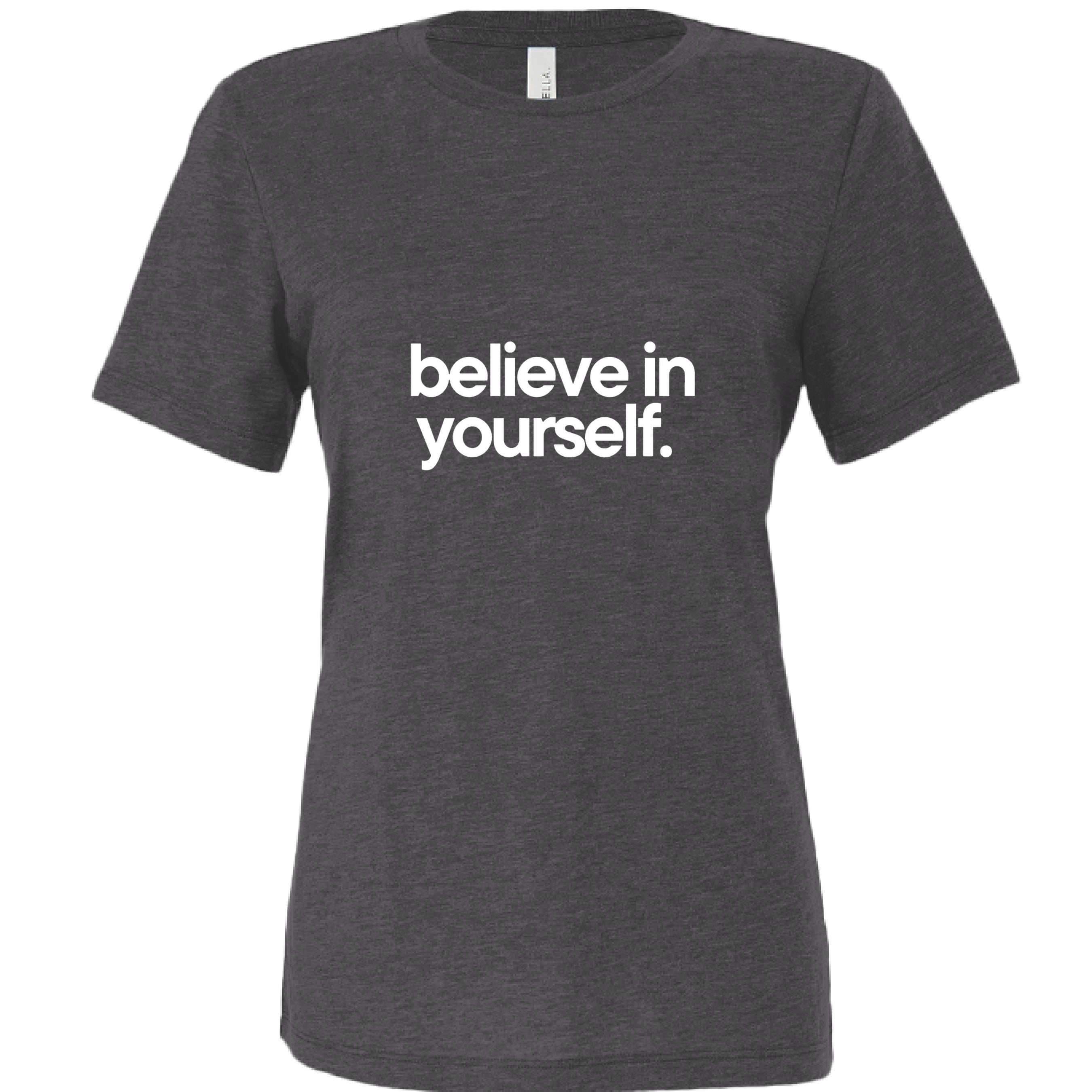 Solid Dark Grey Triblend - FRONT